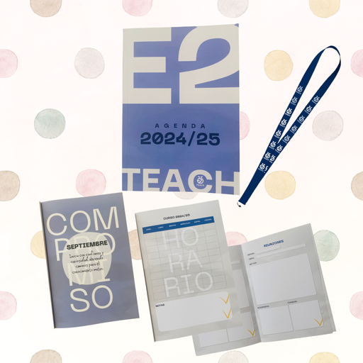 PACK Agenda E2TEACH + Lanyard